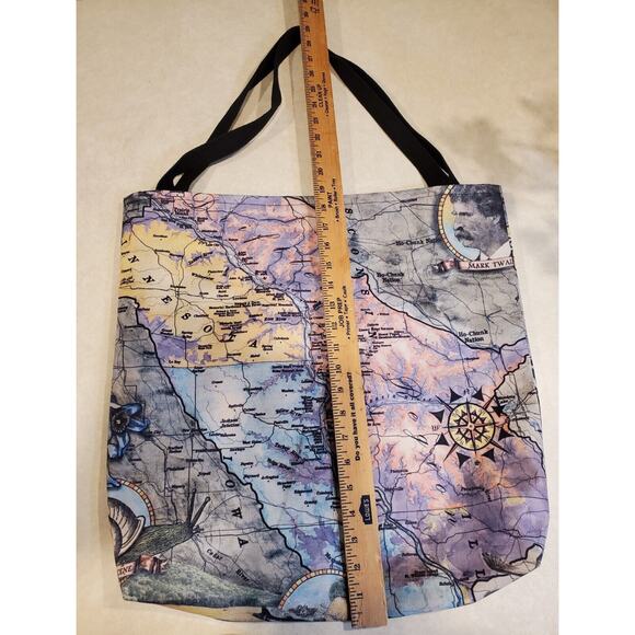 Mark Twain Map Tote Bag - Picture 13 of 14